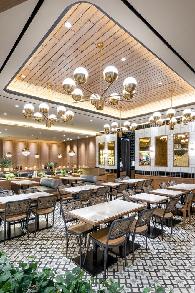 Cafe and restaurant interior